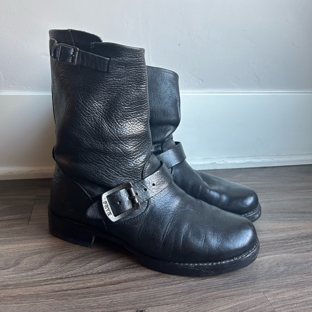 FRYE black leather boots